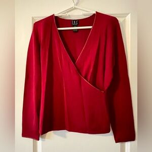 INC Wrap Top / Lightweight Sweater